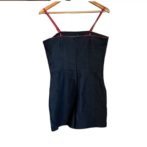 Voodoo Vixen Dark Denim Romper - Picture 4 of 9